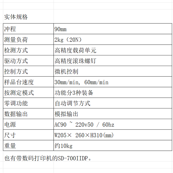 SUN RHEO陽(yáng)光科學(xué)SD-700II物性測(cè)定儀