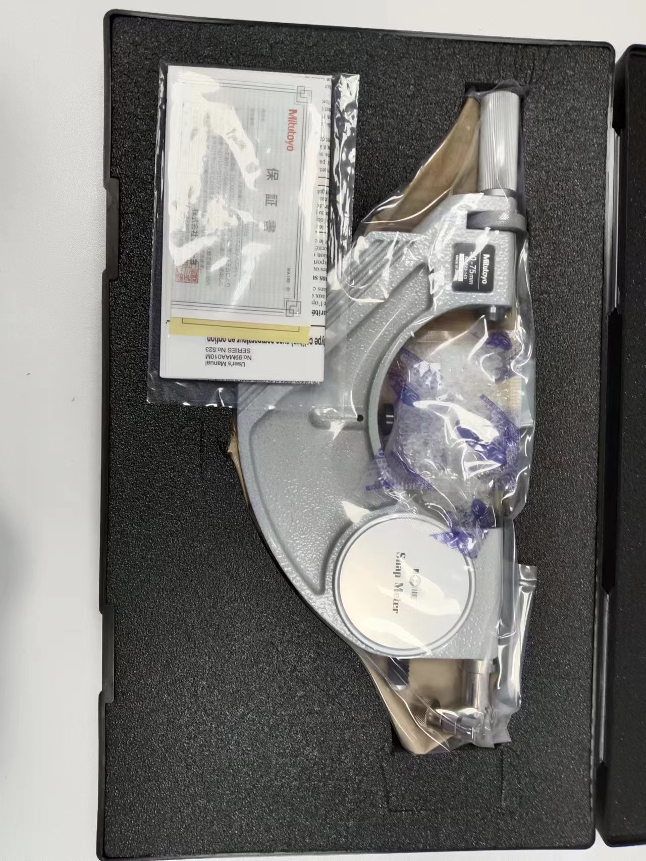 日本三豐MITUTOYO高精度杠桿千分卡規523-142的特點