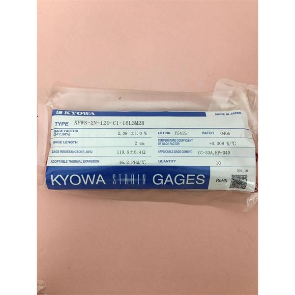 日本KYOWA防水箔式應變片KFWB-5-120-C1-11 L1M2S