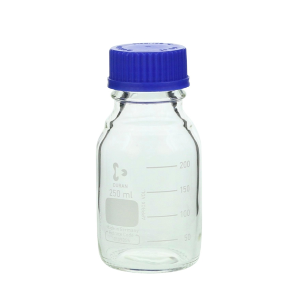 日本SIBATA柴田科學耐熱螺口瓶帶藍蓋017200-100A