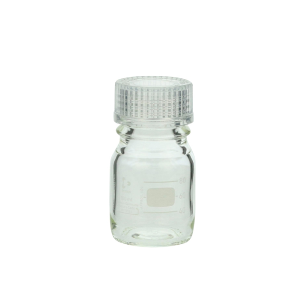 日本SIBATA柴田科學帶透明蓋的耐熱螺口瓶017200-503A