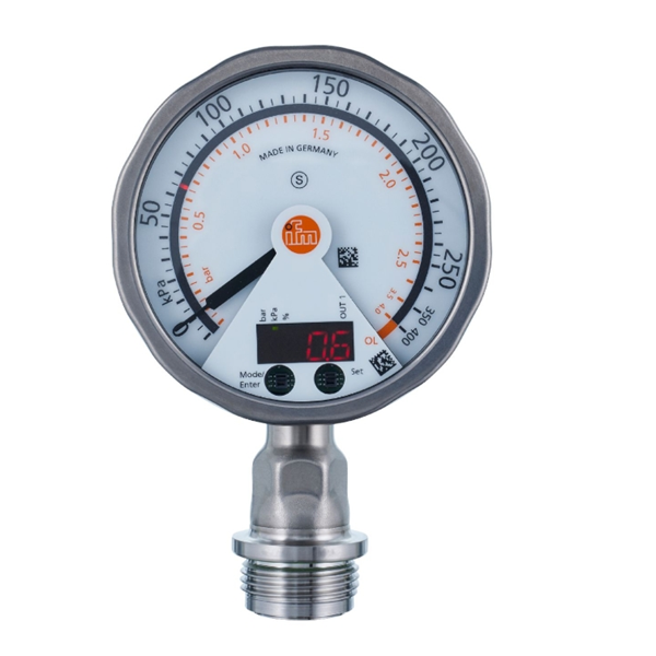 德國IFM易福門帶模擬顯示屏的齊平式壓力傳感器PG2739 PG-1-1BREA01-MFRKG/US/ /P