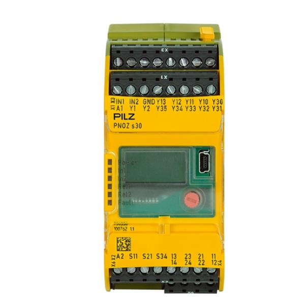 PILZ皮爾茲德國安全繼電器  PNOZ s2 C 24VDC 3 n/o 1 n/c