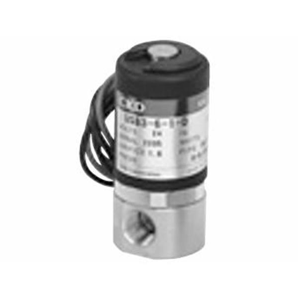 CKD喜開理多種流體小型直動式2通電磁閥USB3-6-3-D-DC12V